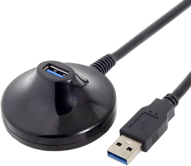 Main image of chenyang USB 3.0 Desktop Extension Cable USB 3.0 Type A Male to Female Desktop Extension Data Cable 0.8m