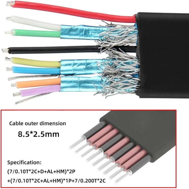 Alt view image 4 of 7 - chenyang 1.64FT USB 3.0 Front Panel Header 19/20Pin 1 Male to 2 USB 3.0 Female Mainboard Header Port Extension Cable Adapter can be Fixed