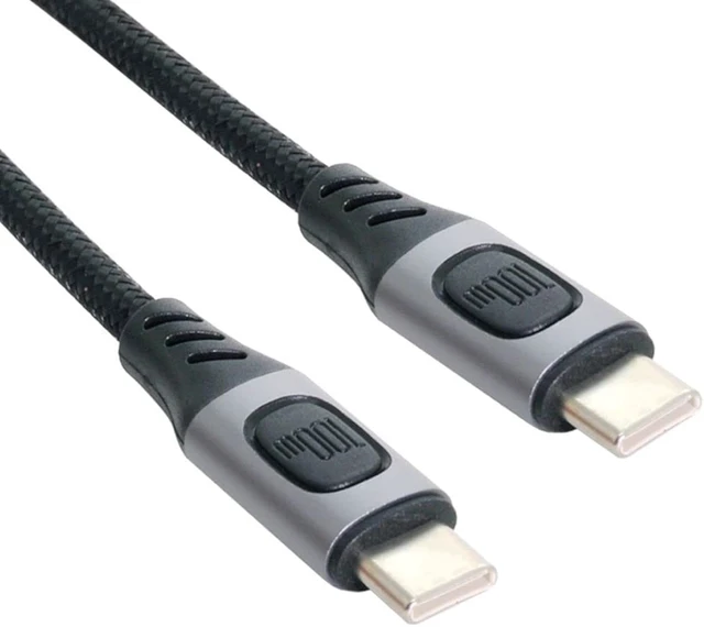 Alt view image 7 of 7 - Chenyang USB-C Type-C Male to USB-C Male USB 2.0 Version Data Cable Support E-Marker PD 100W for Laptop & Phone 1.5M