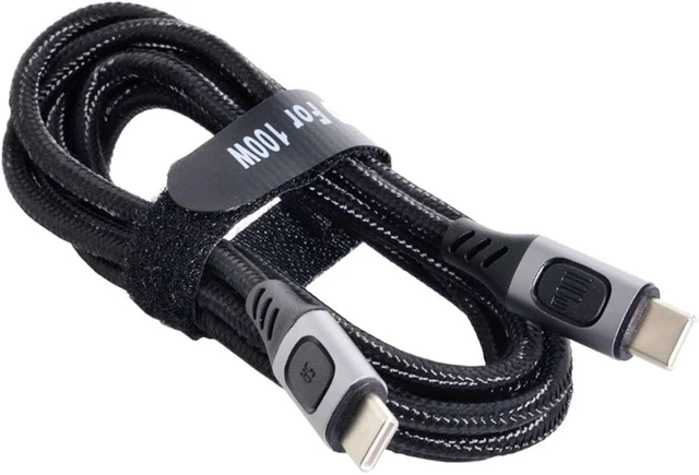 Alt view image 6 of 7 - chenyang USB-C Type-C Male to USB-C Male USB 2.0 Version Data Cable Support E-Marker PD 100W for Laptop & Phone 2.0M