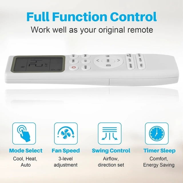 Alt view image 6 of 7 - Backlit Replacement AC Remote Control for TCL POYAL OFAAH Air Conditioner