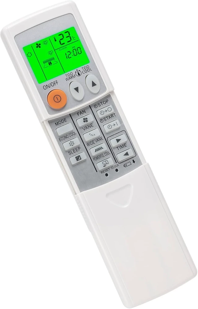 Alt view image 4 of 7 - Backlit AC Replacement Remote Control Fit for Mitsubishi Air Conditioner