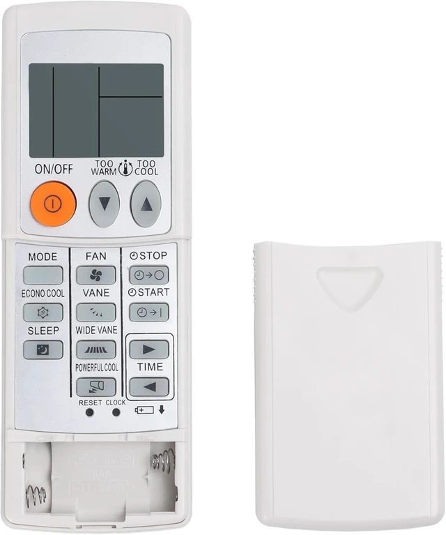Alt view image 3 of 7 - Backlit AC Replacement Remote Control Fit for Mitsubishi Air Conditioner