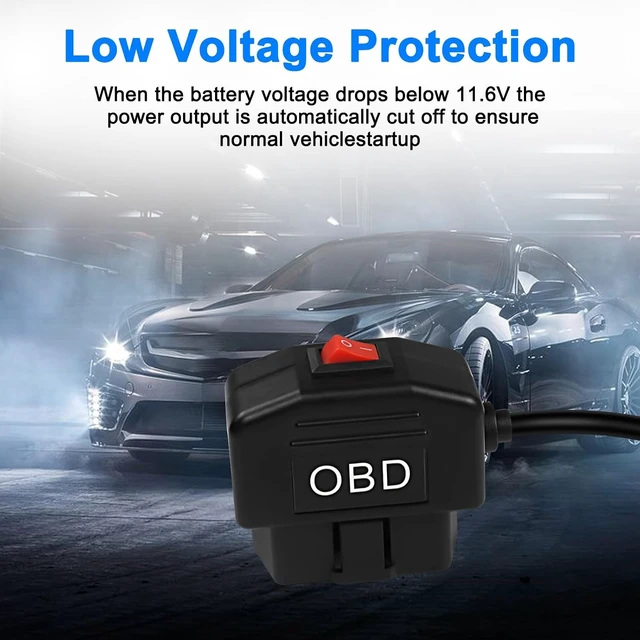 Alt view image 5 of 7 - XMSJSIY OBD Power Cable for Dash Camera Type C OBD2 Power Adapter Hardwire