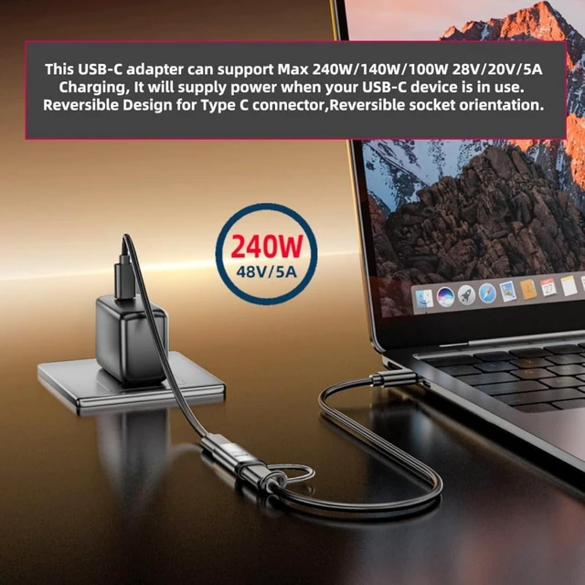 Alt view image 2 of 7 - chenyang 2 Pack USB C Coupler,USB Type C Female to Female 8K@60Hz 20Gbps Data Transfer,PD 240W Fast Charge Data Extension Adapter Compatible with Thunderbolt 4/3