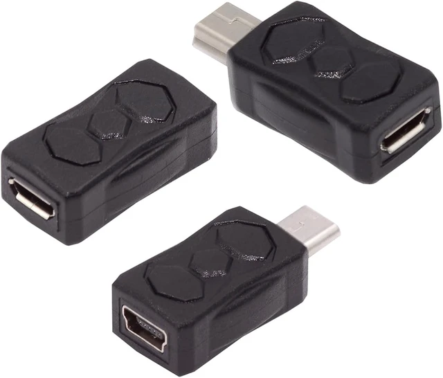Alt view image 7 of 7 - cablecc 5pcs/lot 480Mbps Data Micro USB 2.0 OTG Mini USB 5Pin Type-A Male to Female 5V 2A Power Charge Adapter