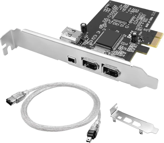 Main image of XMSJSIY PCI-E 1X to 1394 Firewire Riser Expansion Capture Card Controller