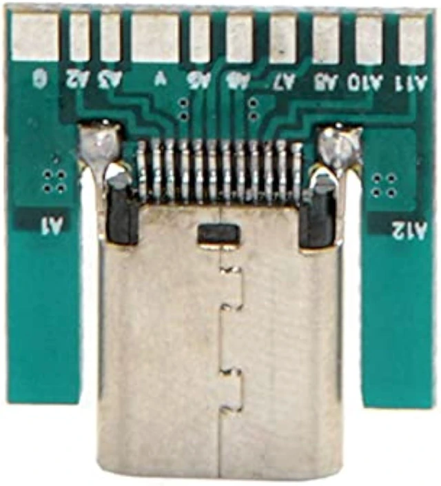 Alt view image 5 of 7 - cablecc DIY 24pin USB 3.1 Type C Female Socket Connector SMT Type with PC Board