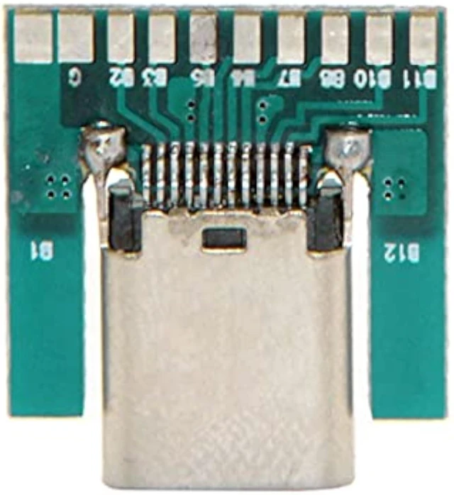 Alt view image 6 of 7 - cablecc DIY 24pin USB 3.1 Type C Female Socket Connector SMT Type with PC Board