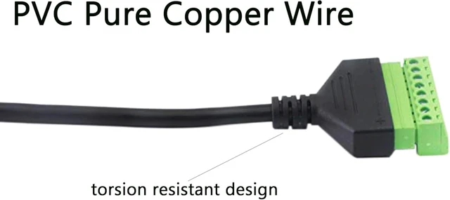 Alt view image 4 of 7 - XMSJSIY RJ45 8P8C Female to 8 Pin Screw Terminal Adaptor, Cat5/6/7 Ethernet Extender, CCTV DVR Network Signal Extension