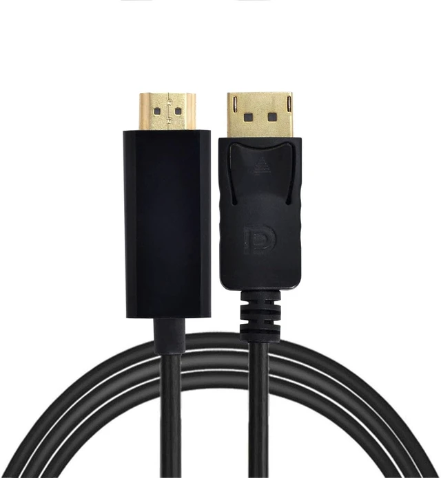 Alt view image 4 of 7 - chenyang DisplayPort to HDMI Display Cable,Gold-Plated DisplayPort Male to HDMI Male Uni-Directional Adapter 1920x1200 1080P 6ft
