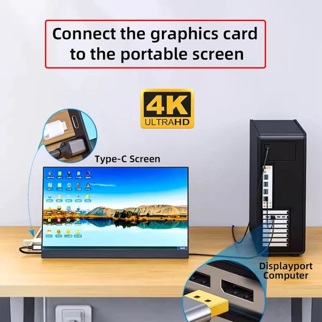 Alt view image 4 of 7 - chenyang 2 Port PCI-E 3.0 4X & Mini Displayport to 2 USB C Video Graphics Expansion Card Support USB 3.2 10Gbps Data Transfer DP1.4 Video Output
