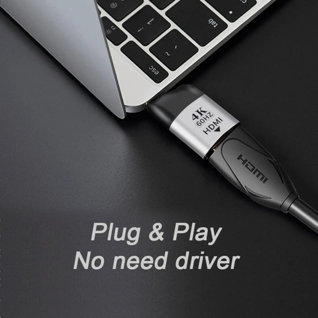 Alt view image 2 of 7 - chenyang USB C to HDMI Monitor Adapter Support 4K@60Hz for Tablet Phone Laptop