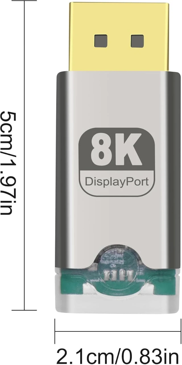 Alt view image 2 of 7 - XMSJSIY 8K DP Dummy Plug Display EDID Emulator DisplayPort Virtual Monitor