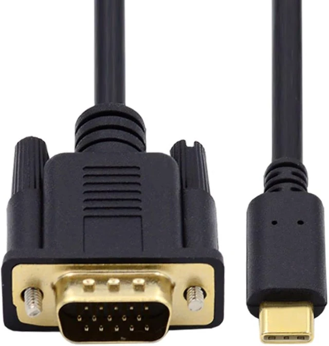 Main image of chenyang USB C to VGA Cable,USB 3.1 Type C Source to VGA RGB 1080P 60hz Displays Monitor Cable for Laptop 1.8m