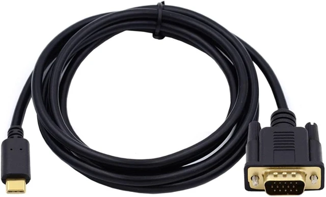 Alt view image 6 of 7 - chenyang USB C to VGA Cable,USB 3.1 Type C Source to VGA RGB 1080P 60hz Displays Monitor Cable for Laptop 1.8m