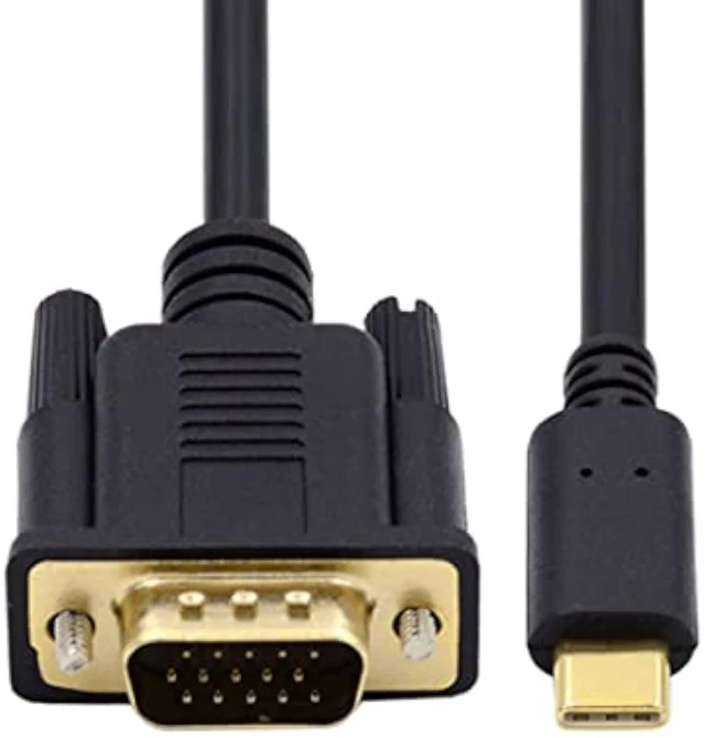 Alt view image 7 of 7 - chenyang USB C to VGA Cable,USB 3.1 Type C Source to VGA RGB 1080P 60hz Displays Monitor Cable for Laptop 1.8m