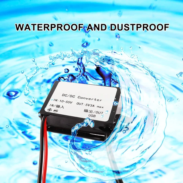 Alt view image 4 of 7 - XMSJSIY 12V 36V 48V to 5V USB Step-Down Converter DC Buck Module Adapter