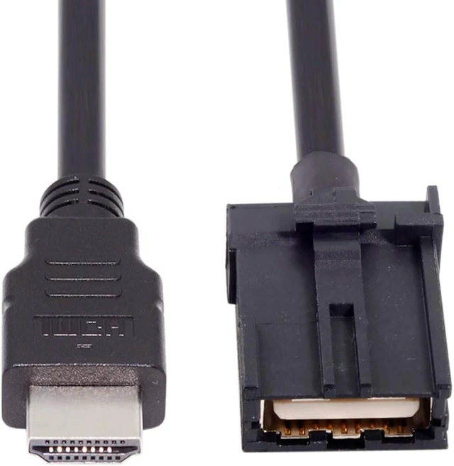 Main image of cablecc High Speed HDMI 1.4 Type E Male to Type A Male Video Audio Cable 1.5M Automotive Connection System Grade Connector