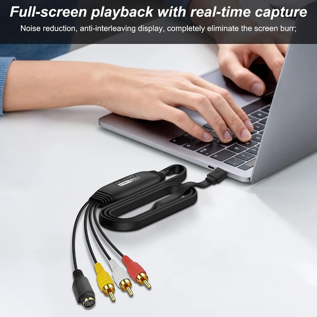 Alt view image 6 of 7 - XMSJSIY USB 2.0 Audio Video Capture Card (S-Video+3 RCA Male to USB)