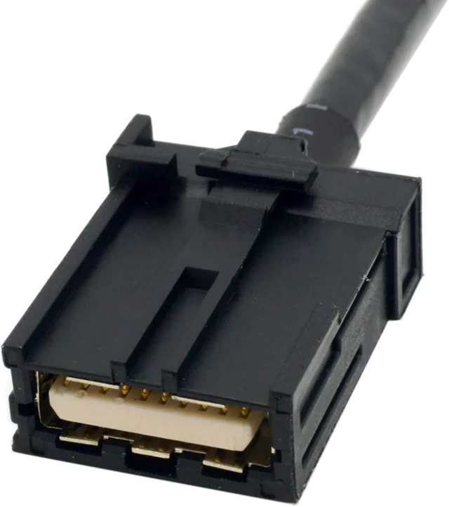 Alt view image 4 of 7 - Chenyang HDMI 1.4 Type E to HDMI Type A Video Audio Cable 1.5M Automotive Grade for Hyundai H1 Car
