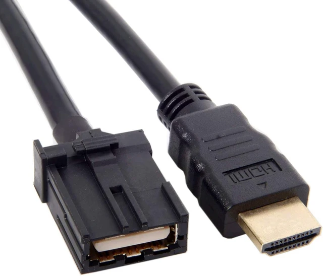 Alt view image 7 of 7 - cablecc High Speed HDMI 1.4 Type E Male to Type A Male Video Audio Cable 1.5M Automotive Connection System Grade Connector