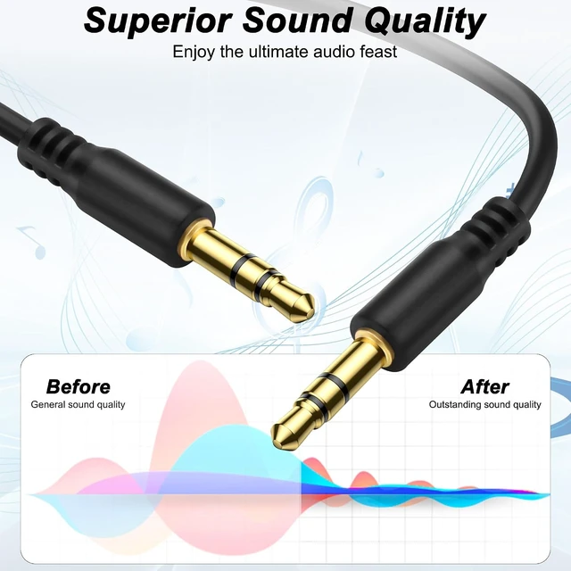 Alt view image 5 of 7 - XMSJSIY 3.5mm TRS 1 to 5 Y Splitter Stereo Audio Extension Cable