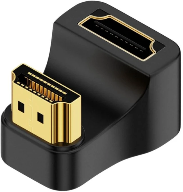 Alt view image 7 of 7 - chenyang 2 Pack HDMI Male to HDMI Female 8K@60Hz 4K@120Hz 180 Degree Angled Converter Connector Adapter