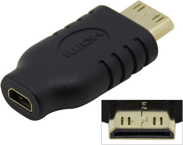 Alt view image 3 of 7 - chenyang Type D Micro HDMI Socket Female to Type-C Mini HDMI 1.4 Male Convertor Adapter: Electronics