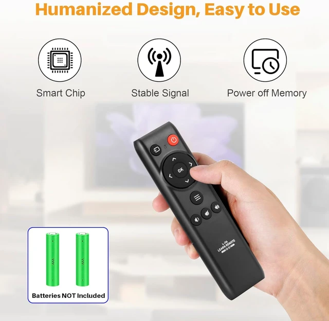 Alt view image 5 of 7 - Universal TV Learning IR Remote Smart Controller for TV STB DVD HiFi VCR CD
