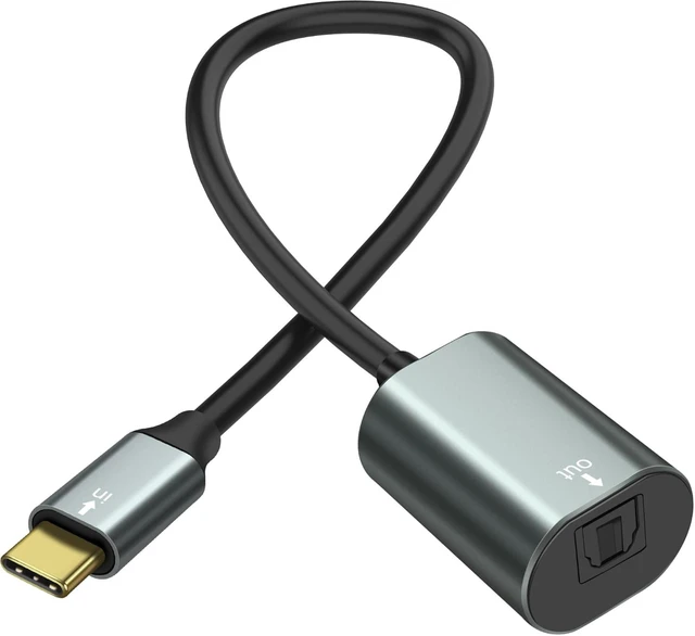 Main image of XMSJSIY USB Type-C to SPDIF Optical Audio Cable -30CM/11.8INCH