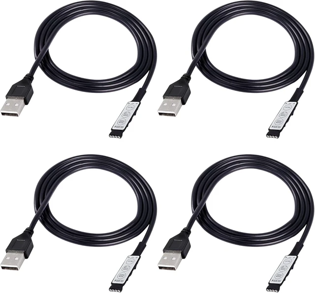 Main image of XMSJSIY DC 5V Led Dimmer USB RGB Led Controller 3Keys Multi-Colour-M/3.28FT