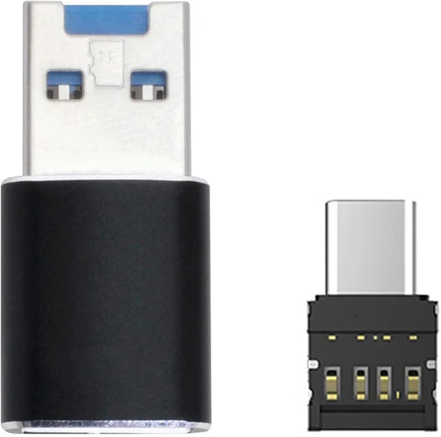 Alt view image 3 of 7 - cablecc USB 3.0 to Micro SD SDXC TF Card Reader with Micro Type-C USB-C OTG Adapter for Tablet/Cell Phone