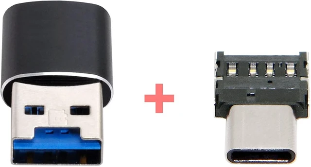 Alt view image 5 of 7 - cablecc USB 3.0 to Micro SD SDXC TF Card Reader with Micro Type-C USB-C OTG Adapter for Tablet/Cell Phone