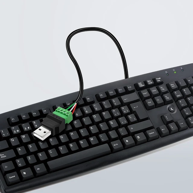 Alt view image 6 of 7 - XMSJSIY USB Screw Terminal Block Adapter Connecotr USB2.0A Male Plug 4 Pin