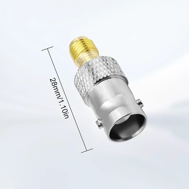 Alt view image 2 of 7 - XMSJSIY SMA to BNC Adapter RF Coaxial Connector- 4PCS (Female to Female)