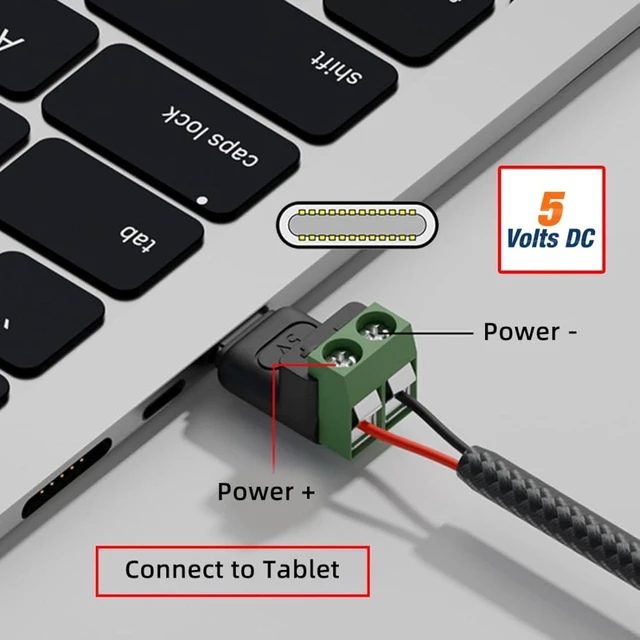 Alt view image 5 of 7 - chenyang 5 Pack USB C 2Pin Plug Solderless 5V3A Charging Connector for Power Bank/Phone/Radiators/Laptop