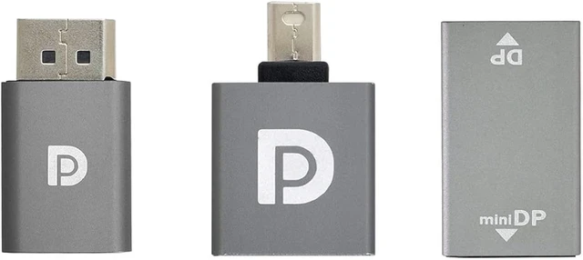 Alt view image 2 of 7 - chenyang Mini DP DisplayPort to DP DisplayPort Male Female Ultra-HD UHD Extension Adapter for Video PC Laptop TV 1.2 4K 60hz 3pcs/Set