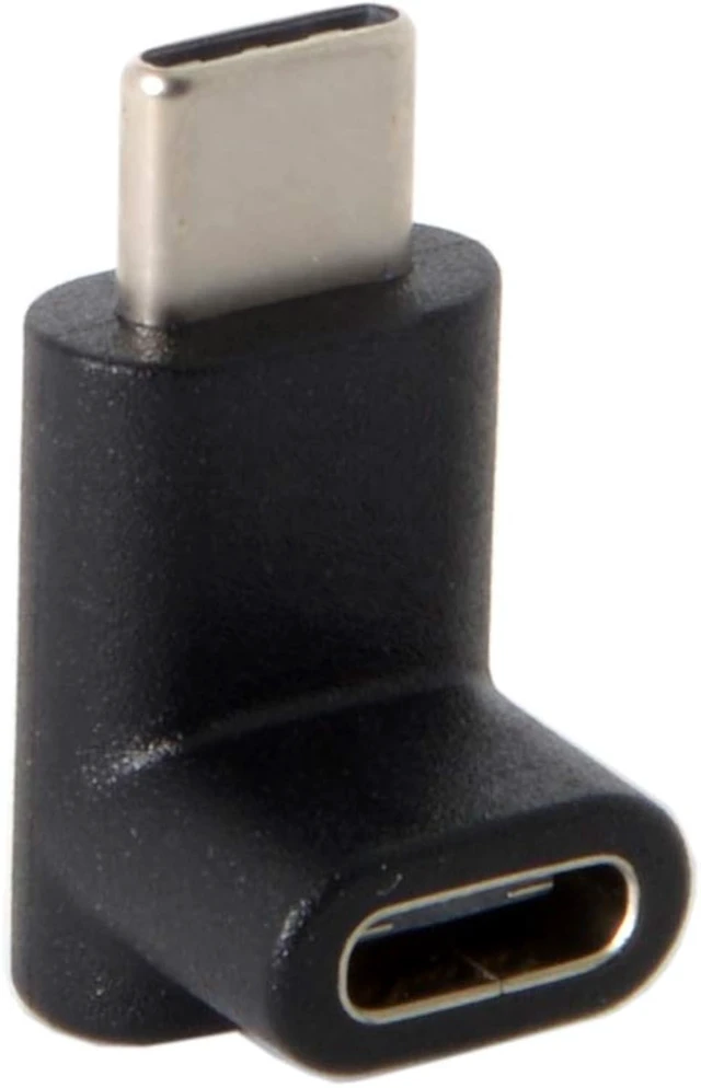 Alt view image 6 of 7 - chenyang CY USB C Connector,USB 3.1 Type-C Male to Female 90 Degree UP Down Angled Extension Adapter for Laptop & Tablet & Mobile Phone