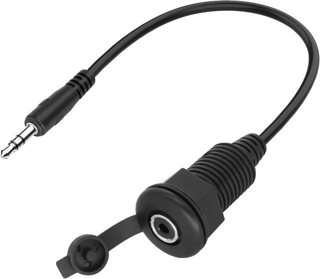 Main image of XMSJSIY 3.5mm TRS Panel Mount Stereo Audio Cable 3.5mm 1/8" TRS Male Plug
