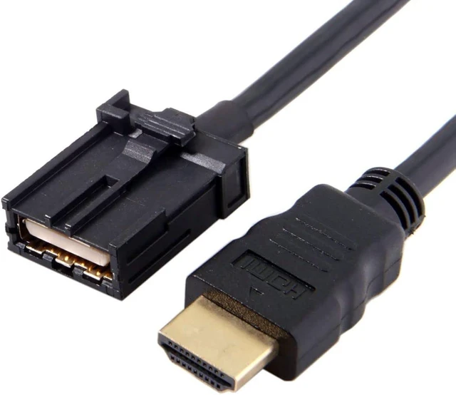 Main image of Chenyang HDMI 1.4 Type E to HDMI Type A Video Audio Cable 1.5M Automotive Grade for Hyundai H1 Car