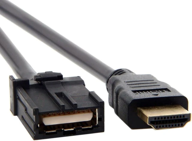 Alt view image 6 of 7 - Chenyang HDMI 1.4 Type E to HDMI Type A Video Audio Cable 1.5M Automotive Grade for Hyundai H1 Car