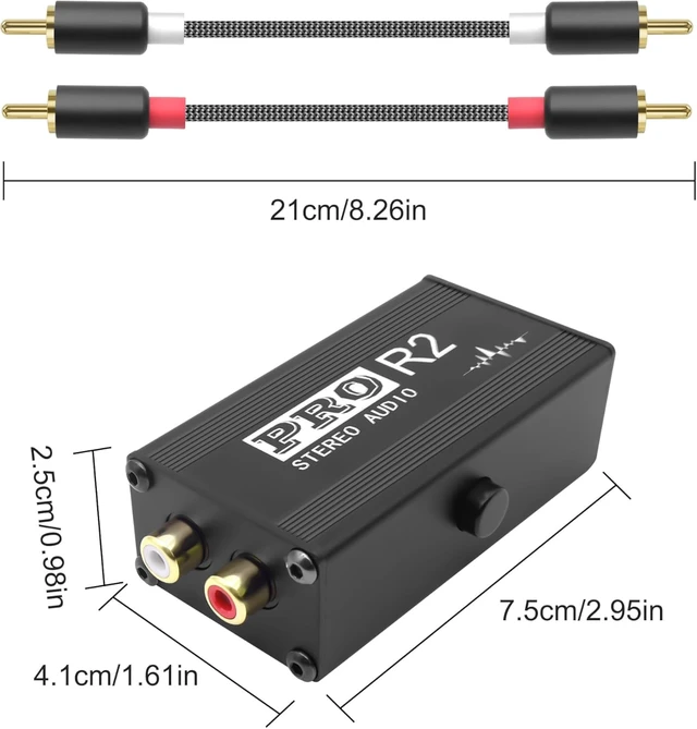 Alt view image 2 of 7 - XMSJSIY RCA Noise Filter for Car Audio Ground Loop Isolator 2 Channel