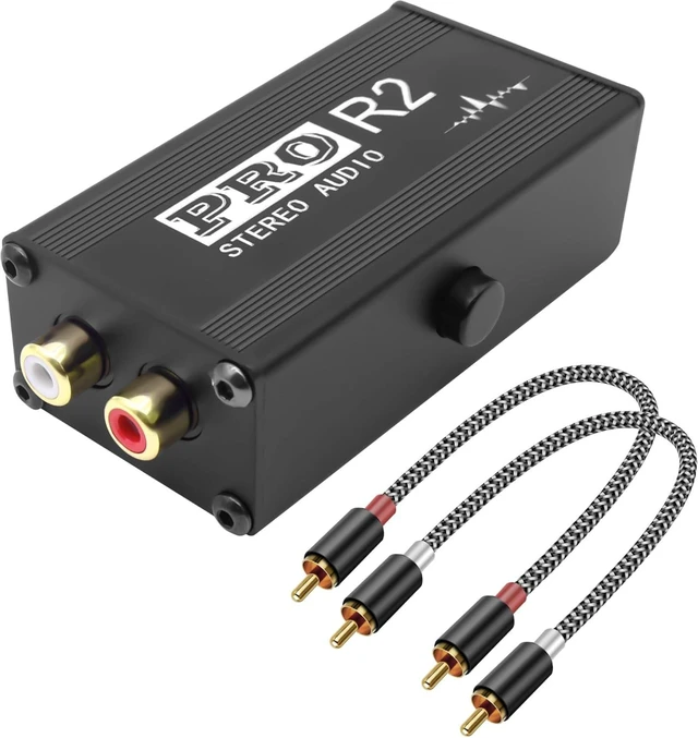 Main image of XMSJSIY RCA Noise Filter for Car Audio Ground Loop Isolator 2 Channel