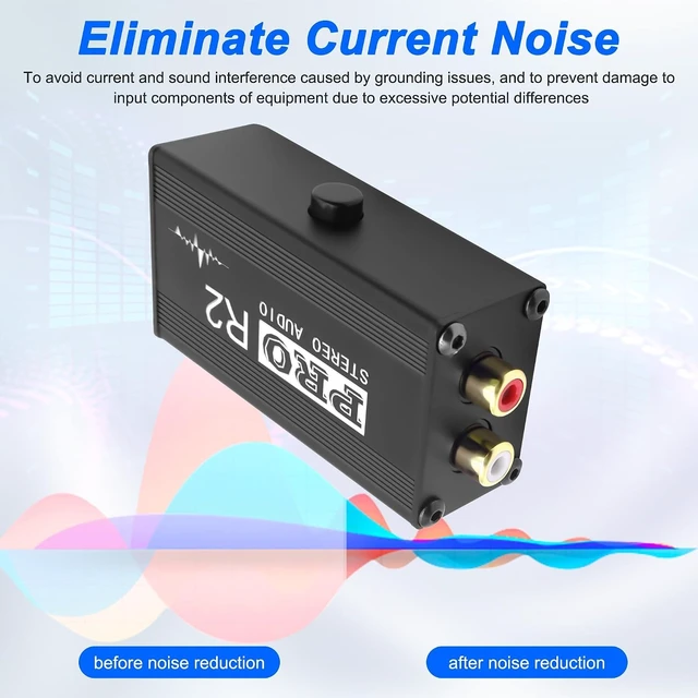 Alt view image 3 of 7 - XMSJSIY RCA Noise Filter for Car Audio Ground Loop Isolator 2 Channel