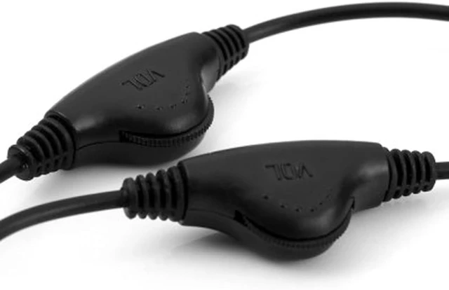 Alt view image 3 of 7 - Cablecc 3.5mm Stereo Male to Double 3.5mm Female Audio Headphone Y Splitter Cable with Volume Control Switch