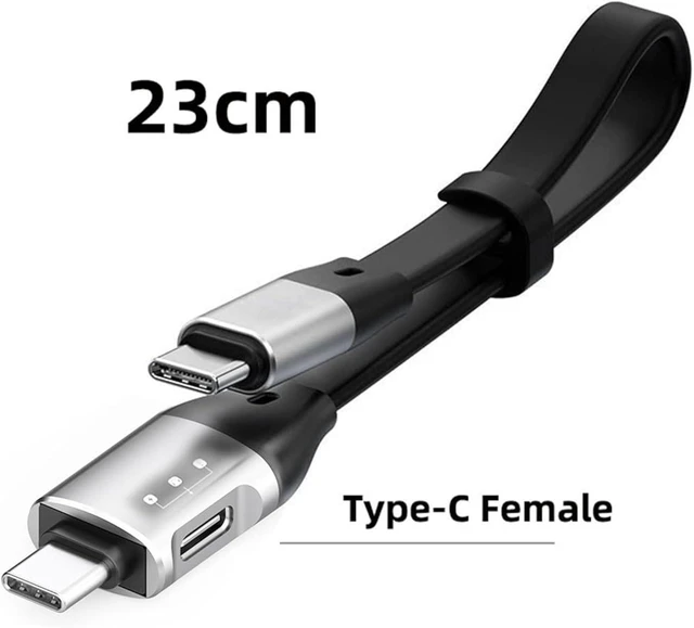Alt view image 2 of 7 - chenyang USB C 1 in 2 OTG Cable Support 10Gbps Data Transfer PD65W Fast Charging Compatible with iPhone 15/16 for Digital Headphones/Sound Card Decoder/Hard Disk