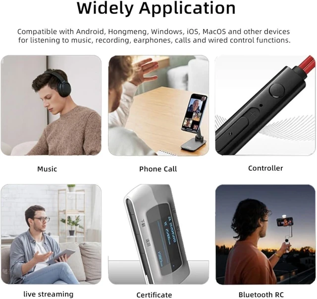 Alt view image 5 of 7 - chenyang 2 Pack USB C to 3.5mm Headphone Plug/Jack Adapter Support Hi-Res 16bits 48KHz HiFi Sound Quality with DAC Chip