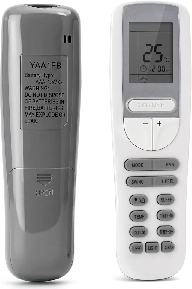 Main image of YAA1FB Replacement Remote Control for Lennox AC Air Conditioner