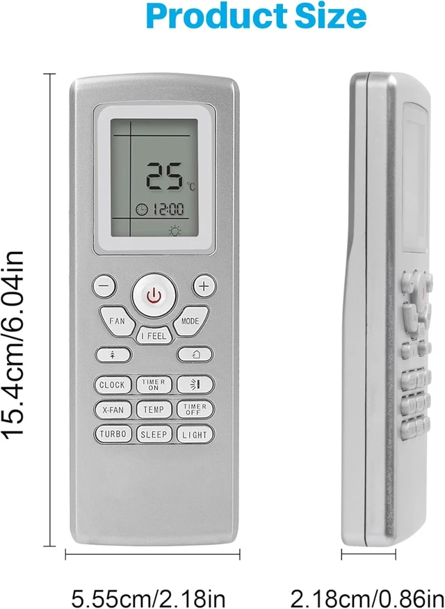 Alt view image 6 of 7 - Replaced Remote YT1F for Gree YT1FF YT1F1 YT1F2 YT1F3 YT1F4 Air Conditioner